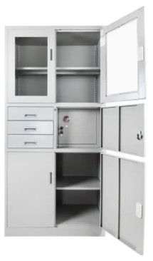 El cabinete de archivo W900mm del metal de los muebles de oficinas golpeó abajo o montado