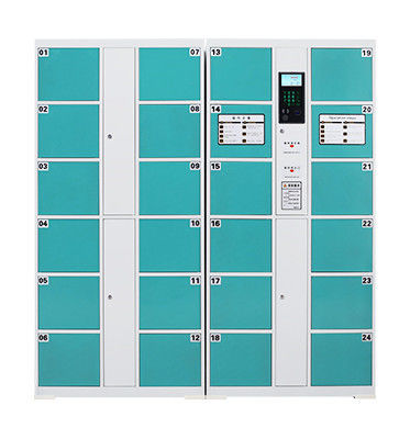 Gabinete expreso del armario del armario del paquete del servicio del uno mismo de la profundidad 2.5m m de SS400 Smart