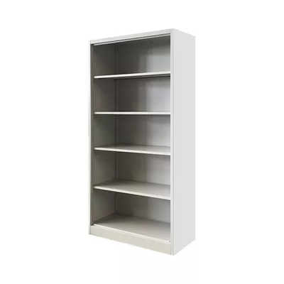 estante de librería de acero movible del estante para libros blanco de la librería del estante de librería de la biblioteca de 0.6m m
